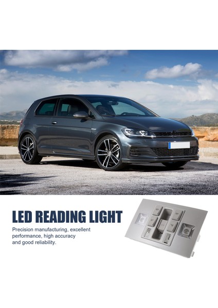 LED Okuma Hafif Çatı Tavan Kubbe Lambası 5NG947105A Vw Golf Mk7 2015-2017 Tiguan L Iı Mk2 Süper 2016-2017 (Yurt Dışından)
