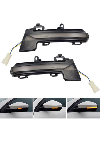 Skoda Octavia Mk3 A7 5e T-Roc Troc 2014-2020 Için Dinamik LED Dönüş Sinyal Lambası Yan Ayna Işığı Sinyal Lambası (Yurt Dışından) fırsatları