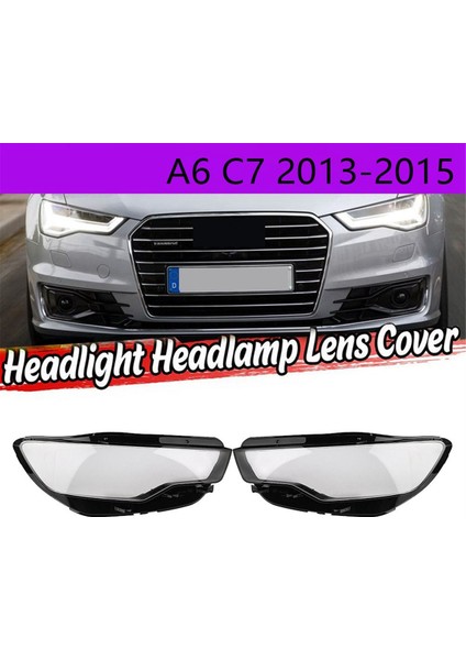 Audi A6 C7 2013-2015 Far Kabuğu Için Sağ Ön Far Şeffaf Lens Kapağı Far Maskesi (Yurt Dışından) fırsatları