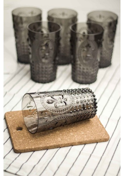 Akrilik Füme Tekli Uzun Bardak & Su Meşrubat Bardağı 750 ml ( Büyük Boy & Cam Değildir ) fiyatları