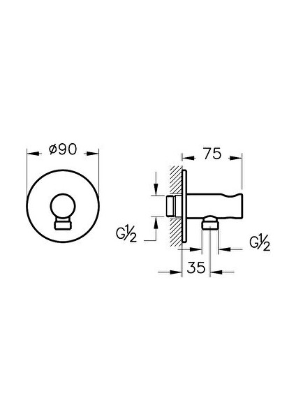 Origin A4262574 Ankastre El Duşu Çıkışı , Soft Altın fiyatları