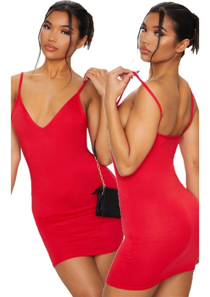 Askılı Mini Elbise