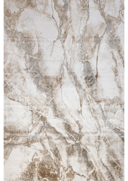 Mavi Modern Etnik Desenli Pamuk Makinada Yıkanabilir Hav Toz Vermez Leke Tutmayan Kaymaz Taban Dijital Makine Baskı Salon Yolluk Mutfak Halı