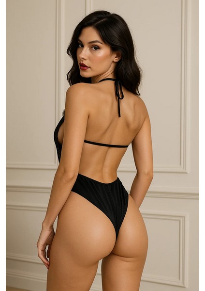 Dantelli Derin V Dekolteli Body V2905 modelleri
