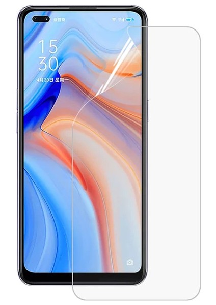 Oppo Reno4 Full Kaplama Hidrojel Film Full Ekran KORUYUCU-(1903) - KT2445-8946