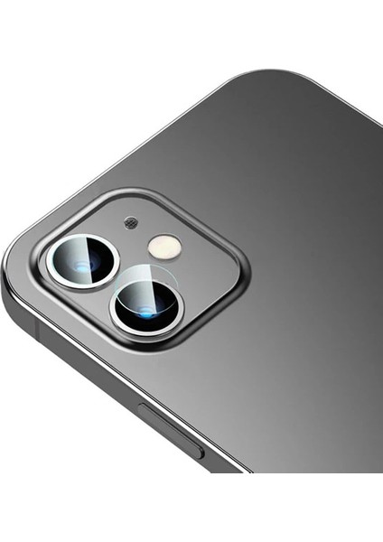 Baseus iPhone 12 6.1 Tempered Kamera Lens Koruma Camı 2set 12 Mini UYUMLU-(1903) - KT5322-5508