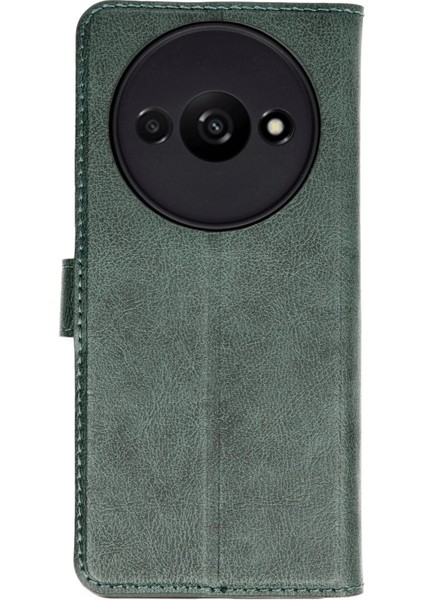 Xiaomi Redmi A3 4g Kılıf Trend S Plus Kapaklı Kılıf - Yeşil - KT5075-9370