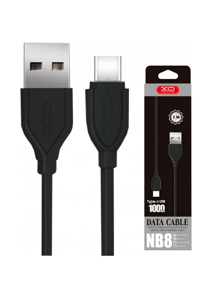 Xo Nb8 Super 1 Metre Type-C USB Şarj Kablosu 1M-(1903) - KT3546-1131 modelleri