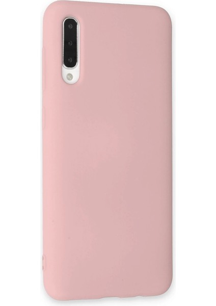 Samsung Galaxy A30S Kılıf Nano Içi Kadife Silikon - Pudra - KT8111-6127 modelleri