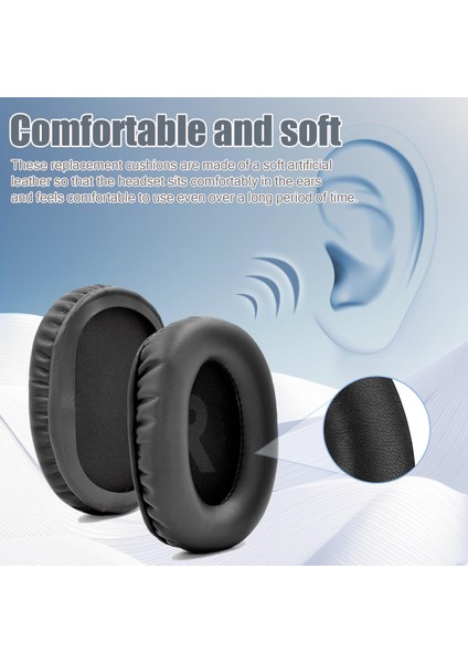 Logitech G Pro/g Prox/ 433/233/PROX2 ile Uyumlu Kulaklık Pedi Yastıkları Yedek Kulak Pedleri Kulaklık Sünger Yastık Earpad (Siyah) modelleri