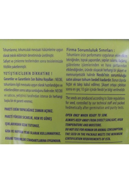 Ispanak Sebze Tohumu 50 gr fırsatları
