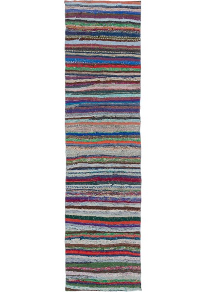 Teselya Mor Patchwork Yün Modern Desenli Yün Hav Toz Vermez Leke Tutmayan Salon Yolluk Mutfak El Dokuma Halı