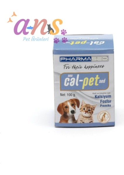 Neo Cal-Pet Sed Kedi ve Köpekler Için Kalsiyum ve Fosfor 100GR
