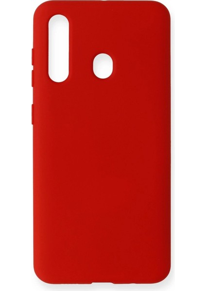Samsung Galaxy M40 Kılıf Nano Içi Kadife Silikon - Kırmızı - KT3982-2669
