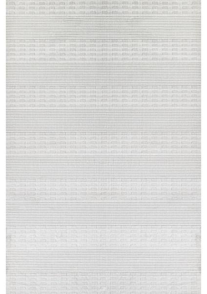 Beyaz Çizgili Etnik Modern Desenli Pamuk Makinada Yıkanabilir Hav Toz Vermez Leke Tutmayan Kaymaz Taban Dijital Makine Baskı Salon Yolluk Mutfak Halı