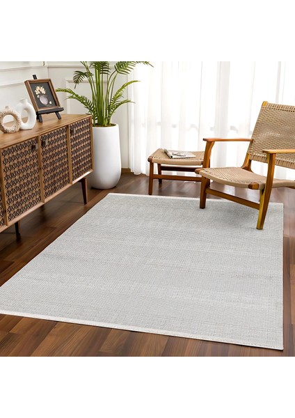 Beyaz Çizgili Etnik Modern Desenli Pamuk Makinada Yıkanabilir Hav Toz Vermez Leke Tutmayan Kaymaz Taban Dijital Makine Baskı Salon Yolluk Mutfak Halı modelleri