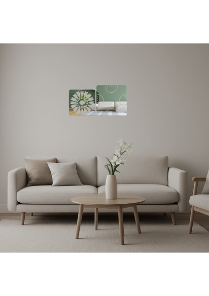 Monokrom Şıklık Aynalı Tablo - KT4126-5591