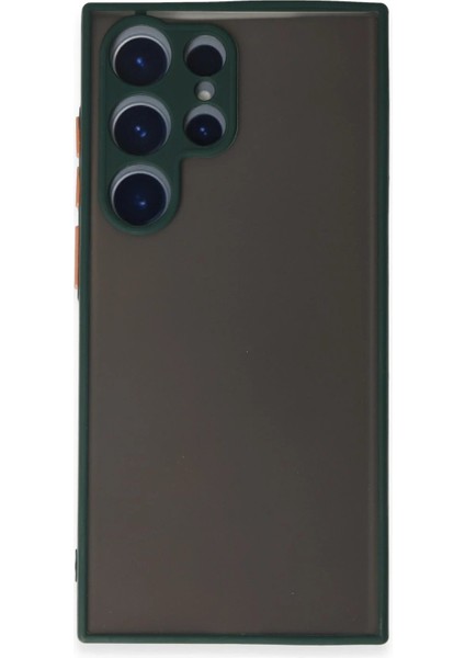 Samsung Galaxy S22 Ultra Kılıf Montreal Silikon Kapak - Yeşil - KT5661-1084