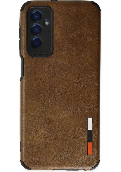 Samsung Galaxy M13 Kılıf Loop Deri Silikon - Kahverengi - KT5869-6703