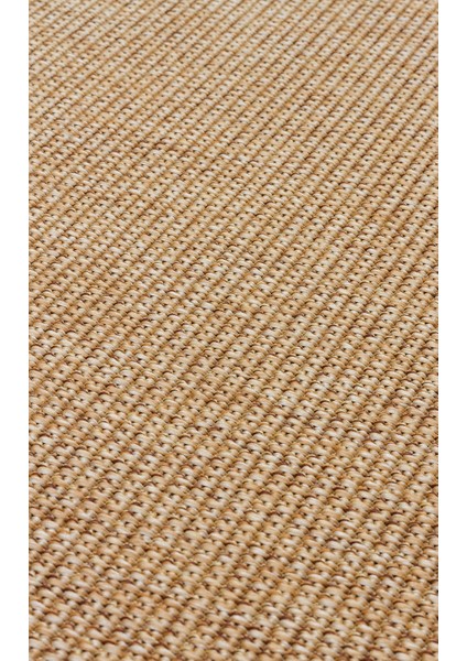 Kahverengi Çerçeveli Etnik Modern Desenli Poliproplen Hav Vermeyen Leke Tutmayan Kolay Temizlenen Yumuşak Makine Salon Yolluk Mutfak Halı fırsatları