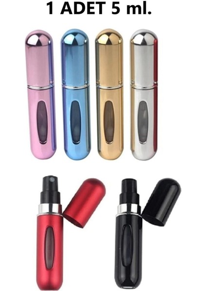 Parfüm Şişesinden Çanta Içi Mini Doldurulabilir Seyahat Cep Yedek Parfüm Şişesi 5 ml Atomizer