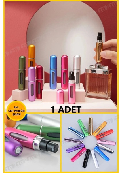 Parfüm Şişesinden Çanta Içi Mini Doldurulabilir Seyahat Cep Yedek Parfüm Şişesi 5 ml Atomizer fiyatları