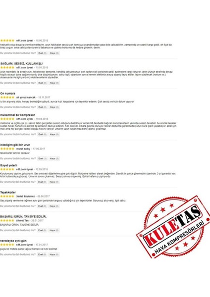 9 Lt Süper Sessiz Yağsız Kompresör modelleri