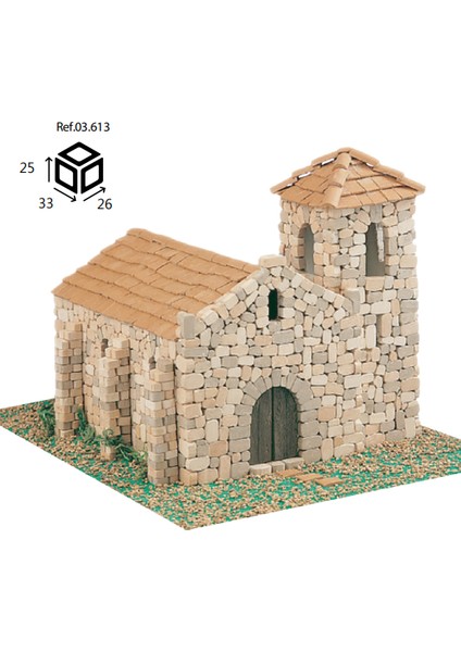 Taş Maket Iglesia De Montortal 160 N3613