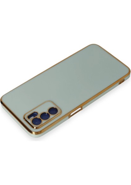 Oppo A16 Kılıf Volet Silikon - Açık Yeşil - KT8052-5645 modelleri