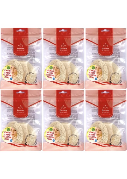 Loofah Yüz Temizleme (Siyah Noklar Için) Peeling Ms-06 (6 Lı Set)
