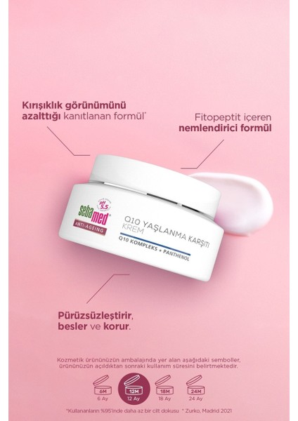 Q10 Yaşlanma Karşıtı Koruyucu Anti-Age Krem 50ML (3 Lü Set) indirimleri
