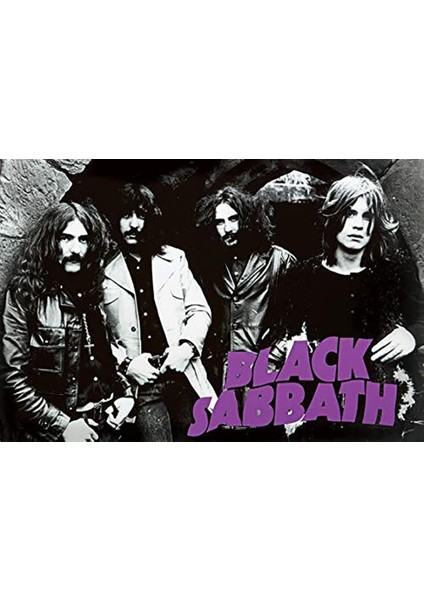 Black Sabbath Group 36X24 Müzik Grubu Sanat Baskı Poster