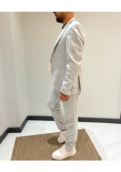 Takım Elbise Keten Jogger Pantolon -Çeket Esnek Yeni Model Yeni Trend Spor Takım fırsatları