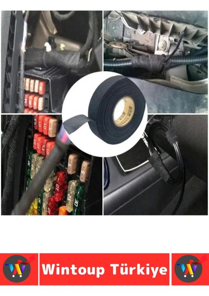 Aşınma Dirençli Korozyona Dayanıklı Kaymaz Kalıntı Bırakmaz Alev Geciktirici Bant 2 CMX10 Mtr 3 Adet modelleri