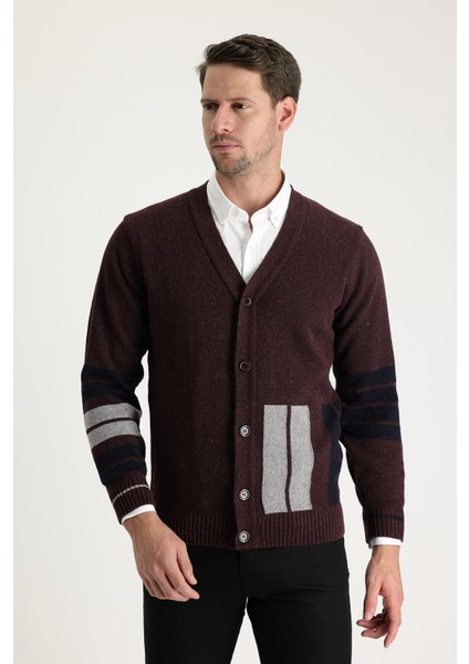 Yünlü Desenli Triko Hırka fiyatları