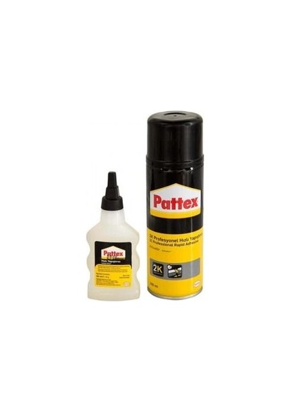 2K Profesyonel Hızlı Sıvı Yapıştırıcı Seti - 200ml + 50ml, Siyah ve Sarı fiyatları