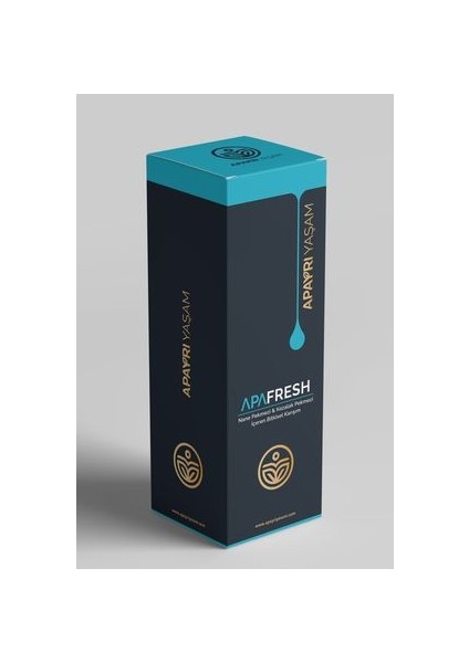 APAFRESH Bitkisel Karışım - 1 Adet Nane ve Kozalak Pekmezi İçeren Sıvı Takviye Edici Gıda, Türkiye Menşeli indirimleri