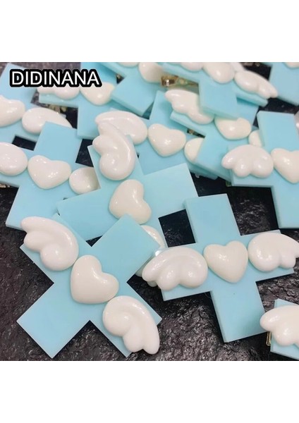 Kadınlar Çok Renkli Hapları Melek Kanatları Y2K Alt Kültür Baharat Kız Bling Yay Şapkalar Saç Tokası Süsler Lolita Harajuku Punk Saç Tokası (Yurt Dışından) fiyatları