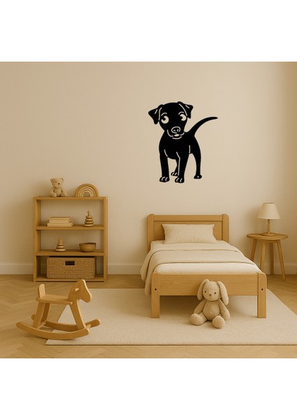 Beyaz ve Bej Köpek Tasarımı Iç Mekan Dekoratif Tablo - KT9446-5658 modelleri