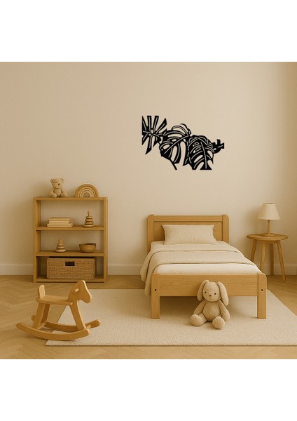 Tropikal Monstera Desenli Mdf Duvar Tablosu - KT8176-7590 modelleri