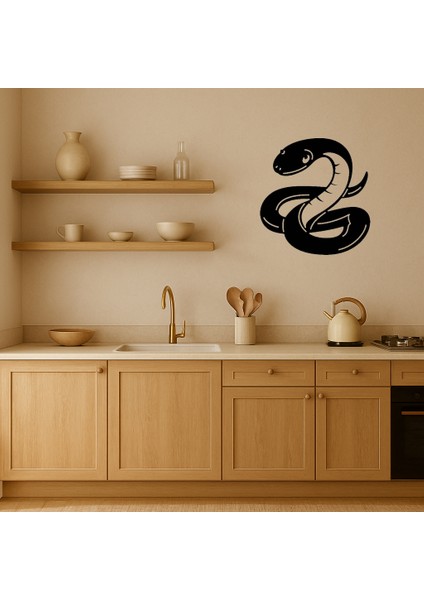 Yılan Figürlü Modern Iç Mekan Duvar Tablosu - KT4938-6051 fiyatları