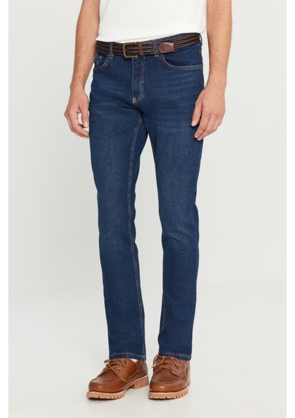 Erkek K.mavı Slim Fit Dar Kesim Magic Denim Esnek Jean Kot Pantolon fiyatları