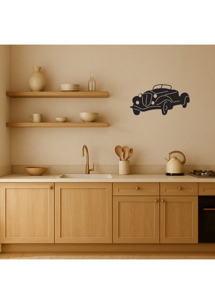 Nostaljik Araba Tasarımlı Mdf Duvar Sanatı - KT9297-3928 fiyatları