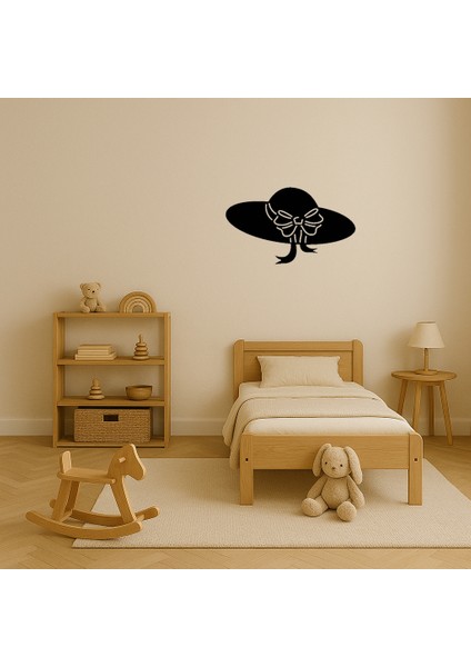 Şapkalı Kadın Silueti Dekoratif Mdf Tablo - KT2415-8433 modelleri