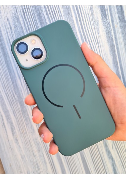 İphone 13-14 Magsafe İle Uyumlu Yumuşak Soft Mükemmel Manyetik Esnek Lansman Silikon Kılıf