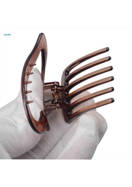 Iş Nişan Partisi Için Zarif Saç Klipleri Gündelik Headdress Modası Kahverengi (Yurt Dışından)