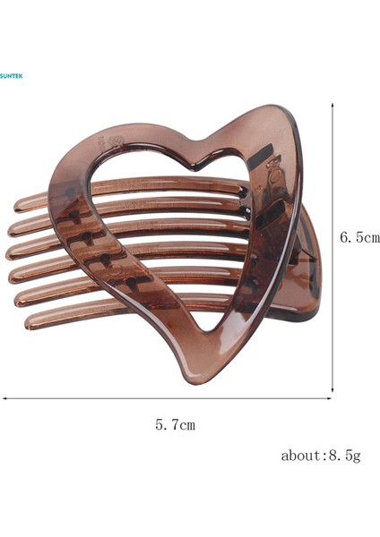 Iş Nişan Partisi Için Zarif Saç Klipleri Gündelik Headdress Modası Kahverengi (Yurt Dışından) fırsatları