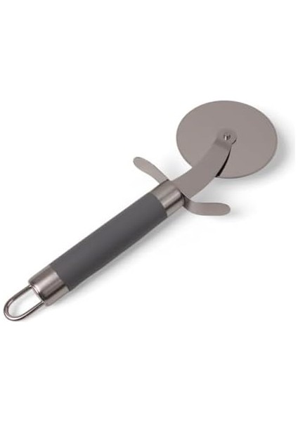 Paslanmaz Çelik Ahşap Saplı Pizza Dilimleyici, Yuvarlak Pizza Kesici Bıçak, Hamur ve Waffle Kesici, Ergonomik Tasarım modelleri