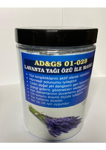 Gözenek Temizleyici, Sıkılışatırıcı ve Güzellik Maskesi - Lavanta Yağı Özlü Maske - 350 Gr.