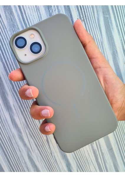 İphone 13-14 Magsafe Apple İle Uyumlu Yumuşak Soft Mükemmel Manyetik Esnek Lansman Silikon Kılıf